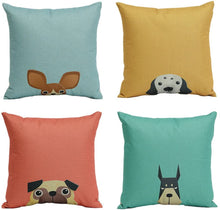 Carregar imagem no visualizador da galeria, Cartoon Dog Cushion Covers