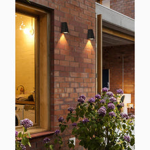 Load image into Gallery viewer, Black/Gray Outdoor Aluminum Waterproof LED Wall Lamps For Garden, porch