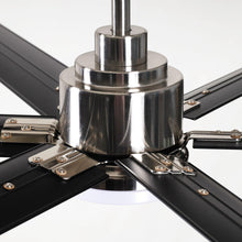 Carregar imagem no visualizador da galeria, 72" Bankston Modern DC Motor Downrod Mount Reversible Ceiling Fan with Lighting and Remote Control