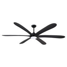 Carregar imagem no visualizador da galeria, 72" Jaydn Farmhouse Satin Nickel DC Motor Downrod Mount Reversible Ceiling Fan with Lighting and Remote Control
