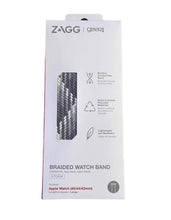 Load image into Gallery viewer, ZAGG Gear4 Braided Stretchy Solo Loop Band – LG – Storm - Compatible with Apple Watch 42mm 44mm 45mm, Elastic Strap Wristbands for iWatch Series 7/6/SE/5/4/3/2/1, Large (705009501)