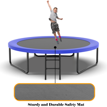 Load image into Gallery viewer, 10FT Recreational Trampoline with Enclosure for Kids Adults, ASTM Approved, Outdoor Trampoline with Wind Stakes and Ladder for Kids Apex Series, 10 FOOT Trampoline