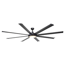 Carregar imagem no visualizador da galeria, 75" Industrial DC Motor Downrod Mount Reversible Ceiling Fan with Lighting and Remote Control