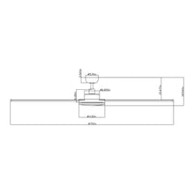 Carregar imagem no visualizador da galeria, 75" Industrial DC Motor Downrod Mount Reversible Ceiling Fan with Lighting and Remote Control