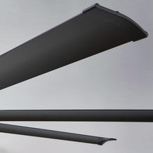 Carregar imagem no visualizador da galeria, 75" Industrial DC Motor Downrod Mount Reversible Ceiling Fan with Lighting and Remote Control