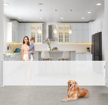 Carregar imagem no visualizador da galeria, Bingguz 90 Inch Extra Wide Baby Gate for Large Openings Retractable Baby Gates for Doorways Long Baby Gates Indoor Extra Long Pet Gates for Dogs Extra
