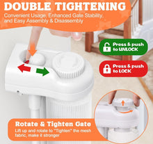 Carregar imagem no visualizador da galeria, HDUYFYD 120 Inches Extra Wide Retractable Baby Gates, 35" Tall Baby Gates for Large Openings, Upgraded Retractable Gate with Fiberglass, Extra Large P