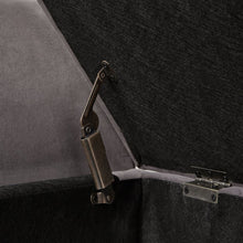 Carregar imagem no visualizador da galeria, 51.5" Bed Bench with Storage Grey Velvet