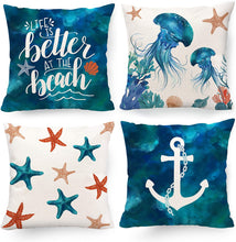 Carregar imagem no visualizador da galeria, Shore Vibes Cushion Covers