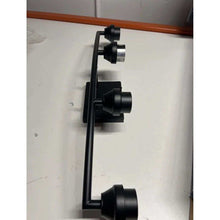 Load image into Gallery viewer, Style Selections 26.75-in 4-Light Black Transitional Vanity Light