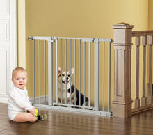 Carregar imagem no visualizador da galeria, BabyBond Dog Gate for The House 27-43", BabyBond Baby Gate for Stairs, Extra Wide Baby Gates for Doorway, Auto Close Safety Pet Gate, with Extenders a