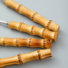 Carregar imagem no visualizador da galeria, Natural Bamboo Flatware Set