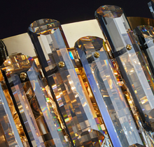 Carregar imagem no visualizador da galeria, Golden Halo Chandelier