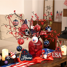 Carregar imagem no visualizador da galeria, Independence Day Bauble Ornaments, 16 Piece Patriotic Tree Decor