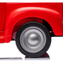 Carregar imagem no visualizador da galeria, 12V Kids Ride On truck car w/parents control, Licensed Chevrolet 3100 pickup,electric car for kid,Vintage modeling,3 speeds,LED Lights,Bluetooth,USB,High-power up to 3.11 MPH,age 3+