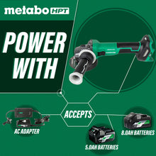 Carregar imagem no visualizador da galeria, Metabo HPT G3612DVEQ6M 36V MultiVolt™ 4-1/2" Disc Angle Grinder, Slide Switch (Tool Body Only)