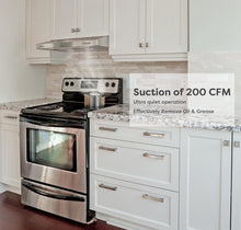 Cargar imagen en el visor de la galería, CIARRA Ductless Range Hood 30 inch Under Cabinet Hood Vent for Kitchen Ducted and Ductless Convertible CAS75918A