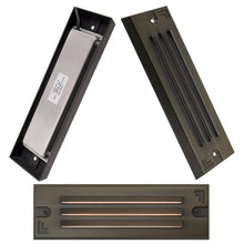 Carregar imagem no visualizador da galeria, 9" Grating Outdoor Step Lights with RGB CCT Tunable, 5W LED, Flush Mount