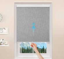 Carregar imagem no visualizador da galeria, GENIMO 100% Blackout Roller Window Shades, Window Blinds Cordless with Thermal Insulated, UV Protection Fabric, Mini French Door Blinds for Home, Office