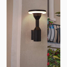 Load image into Gallery viewer, Creative Black Outdoor Waterproof LED Wall Lamp For Balcony, Courtyard, Porch