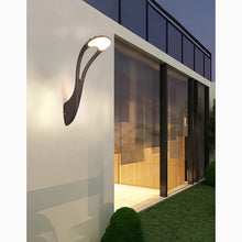 Load image into Gallery viewer, Creative Black Outdoor Waterproof LED Wall Lamp For Balcony, Courtyard, Porch
