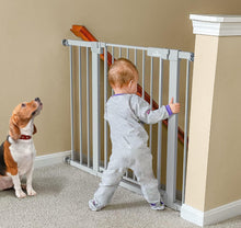 Carregar imagem no visualizador da galeria, BabyBond Dog Gate for The House 27-43", BabyBond Baby Gate for Stairs, Extra Wide Baby Gates for Doorway, Auto Close Safety Pet Gate, with Extenders a