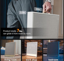 Carregar imagem no visualizador da galeria, Portable Electric Space Heater - Safe and Quiet Heater for Indoor, Large Room, Office, Bedroom, and Garage Use, Advanced Far-Infrared Heat with Thermo