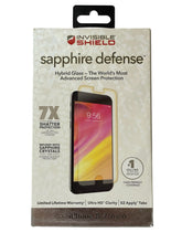 Load image into Gallery viewer, ZAGG Invisible Shield Sapphire Defense Glass Screen Protector iPhone 8/7/6s/6