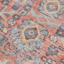 Load image into Gallery viewer, Urpi Rose & Blue Washable Area Rug - Clearance