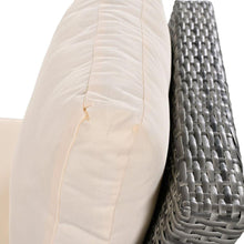 Carregar imagem no visualizador da galeria, Patio Furniture Set, 9 Piece Outdoor Conversation Set, CoffeeTable with Ottomans, Solid wood coffee table