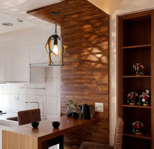 Load image into Gallery viewer, ALOYSIANS Small Deer Antler Lamp Imitation Wood Chandeliers FarmhouseSquare Antler Chandelier 1-Light 8.7"W*14.8"H Kitchen Lights Pendant Light Fixture