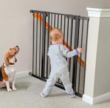 Carregar imagem no visualizador da galeria, Baby Gate Extra Wide 29.5-51.5" Pressure Mounted Dog Gate with Walk Through Door