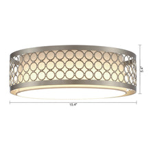 Carregar imagem no visualizador da galeria, 15" Modern LED Flush Mount Lighting