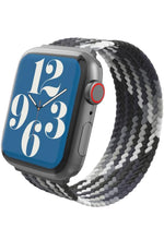 Load image into Gallery viewer, ZAGG Gear4 Braided Stretchy Solo Loop Band – LG – Storm - Compatible with Apple Watch 42mm 44mm 45mm, Elastic Strap Wristbands for iWatch Series 7/6/SE/5/4/3/2/1, Large (705009501)