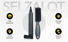 Load image into Gallery viewer, Beard Filler Pen kit Black Beard Pen with Brush Waterproof and Sweat Proof Barber Styling Pencil Long Lasting Marker Filler for Men Beard Grooming Kit Barber Accessories Beard Products