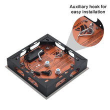 Cargar imagen en el visor de la galería, 12-Inch Flush-Mount Brushed Nickel Thermostatic Shower Faucet: 4-Way Control, 64-Color LED, Bluetooth Music, and Regular Head