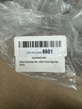 Cargar imagen en el visor de la galería, Cingfanlu Safety Hemp Rope Net Kids Climbing Safety Net Tree House Climbing Children Safety Rope Net Balcony Stairs Fence Railing Garden Playground Pr