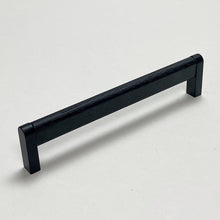 Load image into Gallery viewer, Black Wood and Metal "Crossing" Cabinet Knob and Drawer Handles