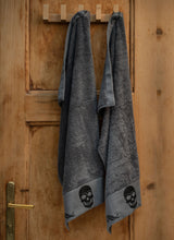 Load image into Gallery viewer, Gothic Skull Embroidery Hand Towel Set