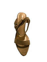 Load image into Gallery viewer, Bella Marie Women's Strappy Pump Block Taupe Suede High Heels