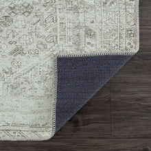 Load image into Gallery viewer, Barny Sage Flat Pile Washable Rug