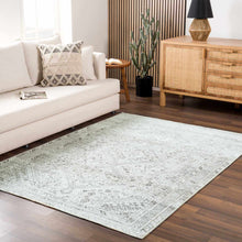 Load image into Gallery viewer, Barny Sage Flat Pile Washable Rug