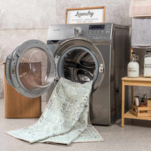 Load image into Gallery viewer, Barny Sage Flat Pile Washable Rug