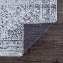 Load image into Gallery viewer, Barny Gray Denim Washable Rug