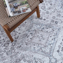 Load image into Gallery viewer, Barny Gray Denim Washable Rug