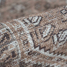 Load image into Gallery viewer, Barny Brown Flat Pile Washable Rug