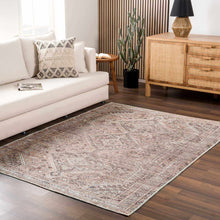 Load image into Gallery viewer, Barny Brown Flat Pile Washable Rug