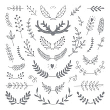 Cargar imagen en el visor de la galería, Clear Stamp - Antler & Branches - 12x12