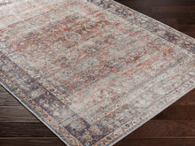 Load image into Gallery viewer, Rust Anahawan Distressed Washable Area Rug - Clearance