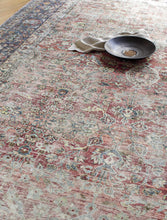 Load image into Gallery viewer, Rust Anahawan Distressed Washable Area Rug - Clearance